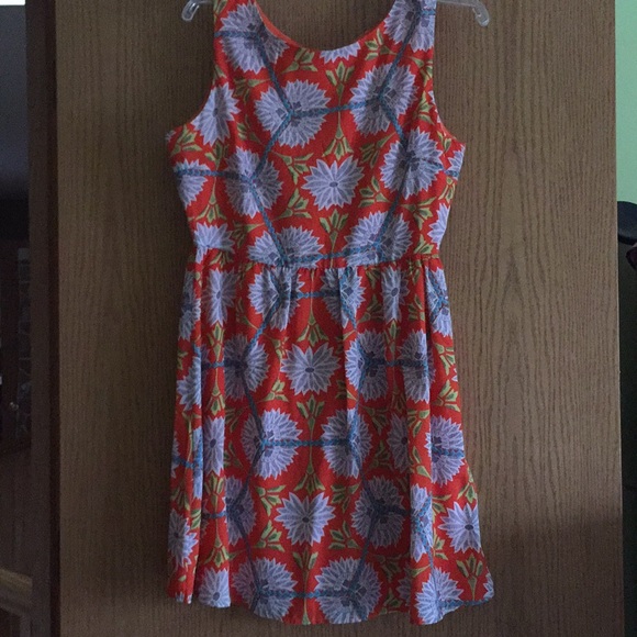 francesca's Printed Spring Dress Size medium - Picture 3 of 8
